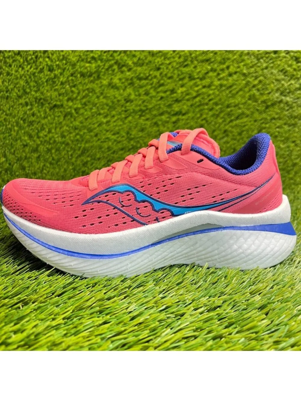 Saucony Endorphin Speed 3 Womens Size 5 Pink Blue White Running Shoes Sneakers